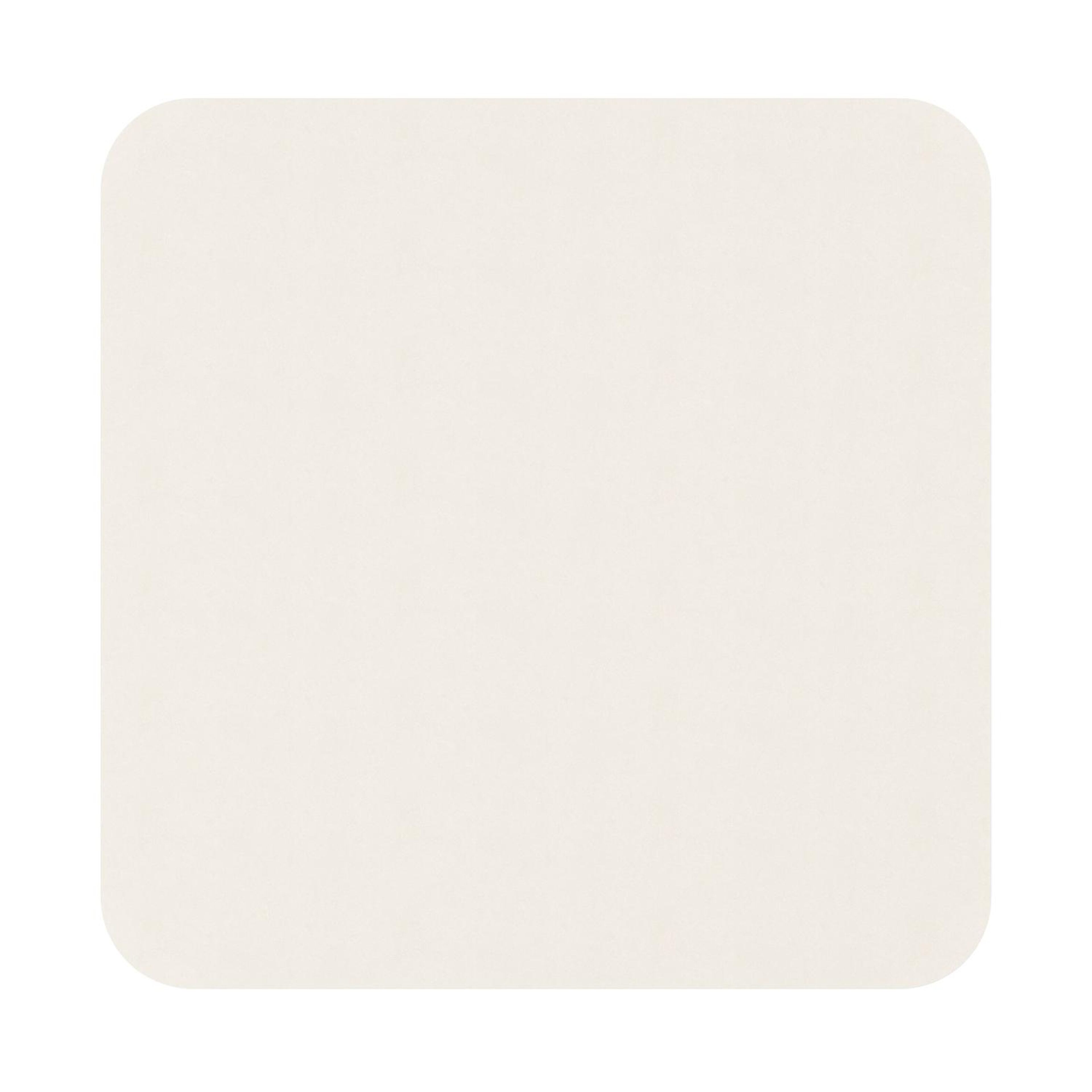 Orso tuintafel afgerond vierkant in beige aluminium en volkeramiek beige - L 90 x B 90 x H 75 cm
