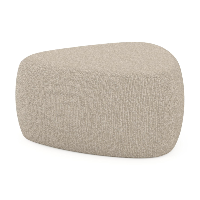 Masso poef in marbella ecru all weather cosytica - B 60 x D 60 x H 35 cm