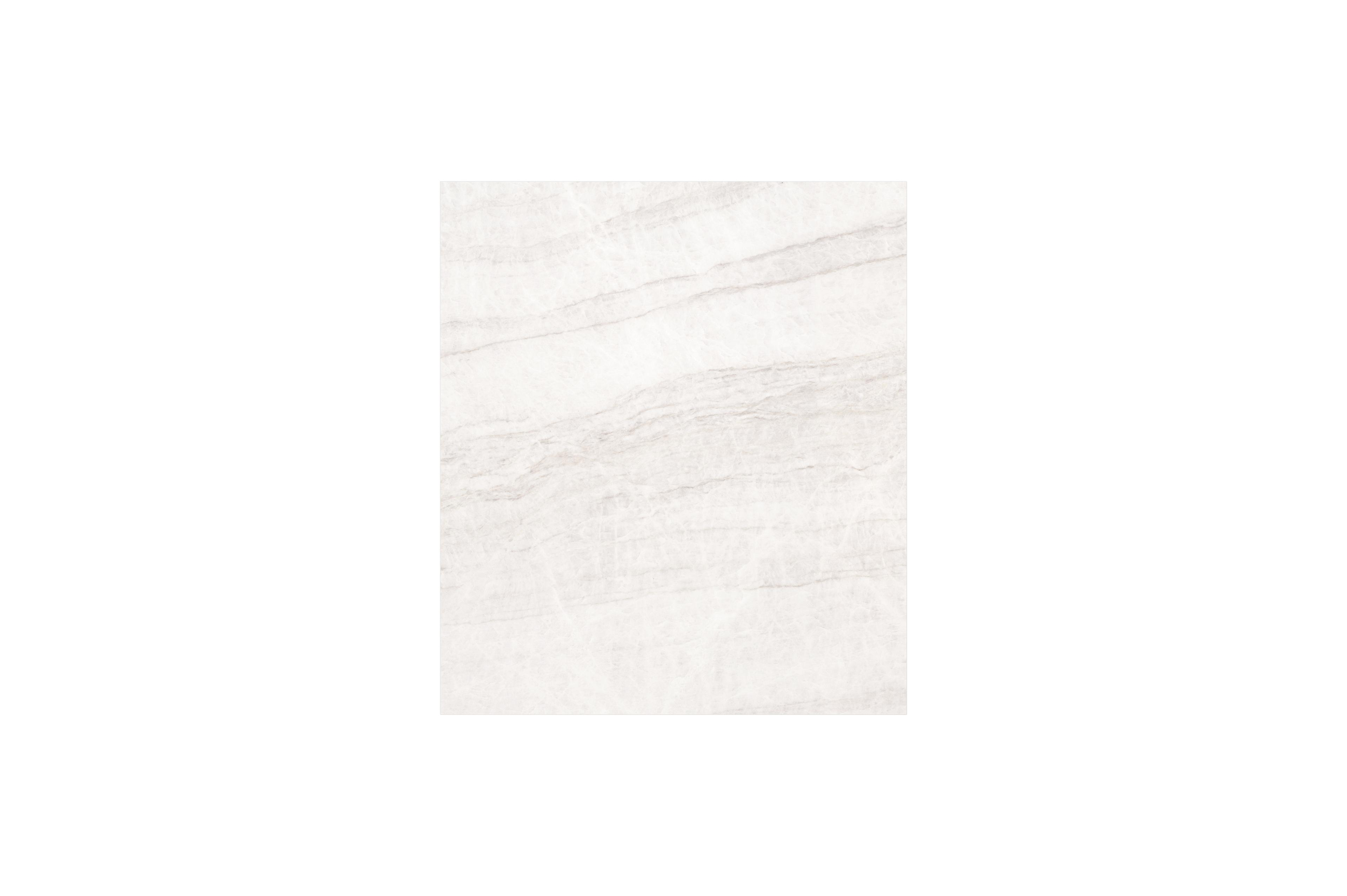 Como loungetafel rechthoekig in zwart aluminium en volkeramiek Taj Mahal - L 70 x B 80 x H 20 cm