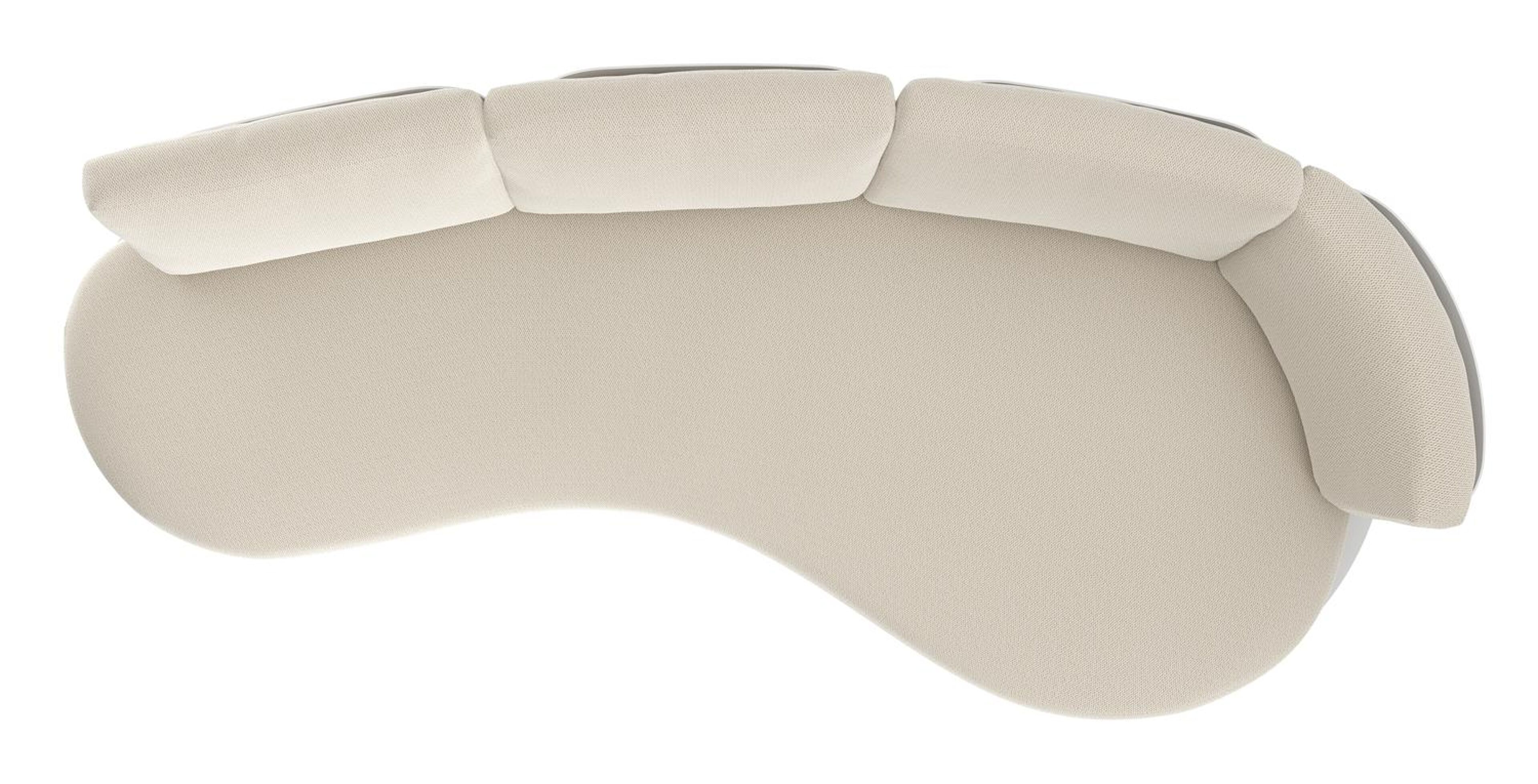 Donato loungebank in wit aluminium met lopi marble all weather sunbrella® luxe kussen