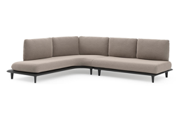 Chaise longue rechts + 2-zit