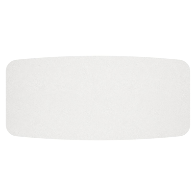 Mosa bootvormige tuinset in wit aluminium en sintered stone topo minerale met 6 Matera tuinstoelen