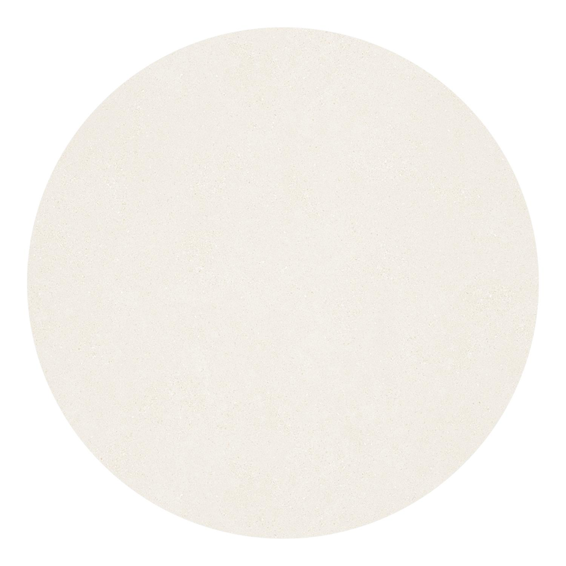 Pamplona tuintafel rond in wit aluminium en sintered stone Crema minerale - Dia. 140 x H 72 cm