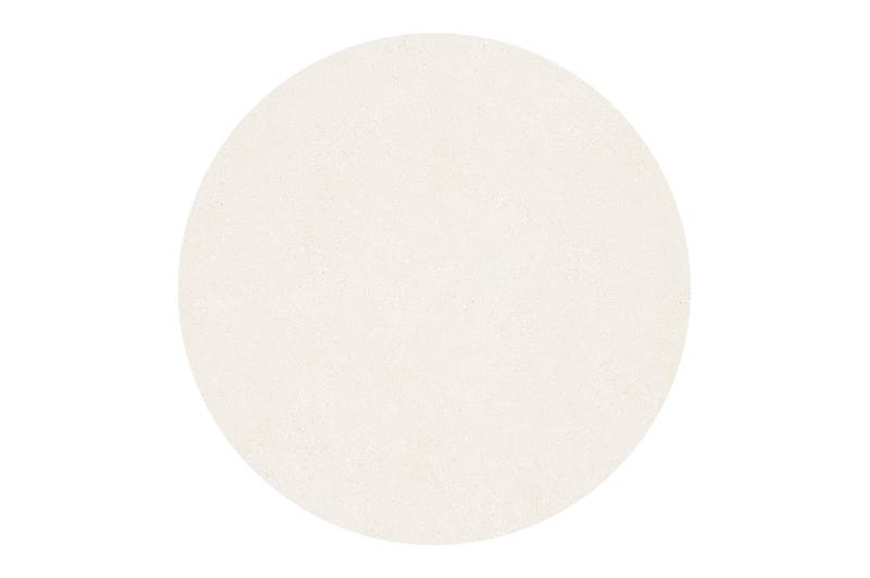 Pamplona tuintafel rond in wit aluminium en sintered stone Crema minerale - Dia. 105 x H 72 cm