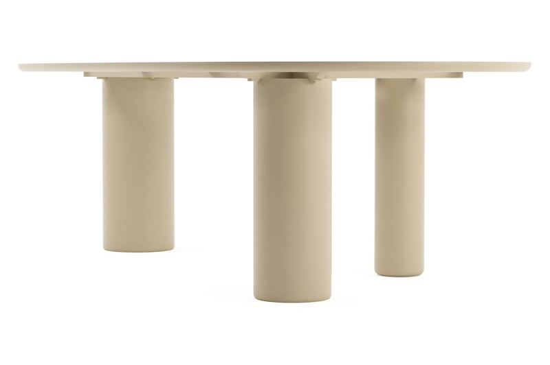 Amico tuintafel mango in beige aluminium en volkeramiek Colorado Dunes - L 260 x B 130 x H 73.5 cm