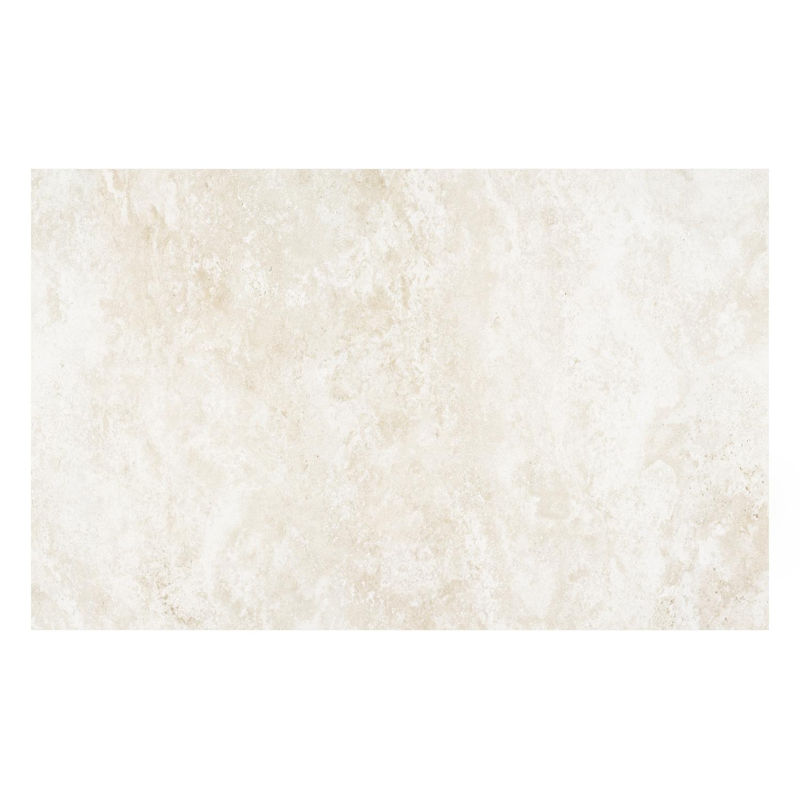 Table de jardin Como rectangulaire en aluminium blanc et céramique pleine Rapolano Lg. 160 x Lrg. 100 cm