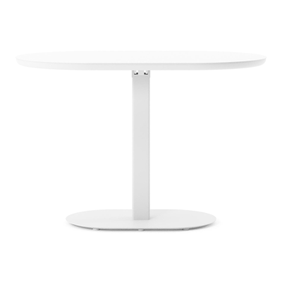 Teramo kantelbare tuintafel rechthoekig in wit aluminium - L 110 x B 70 x H 74 cm