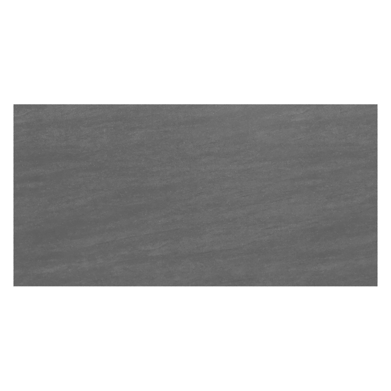 Cirello tuintafel rechthoekig in beige aluminium en volkeramiek Basalt Black - L 200 x B 100 x H 74.5 cm