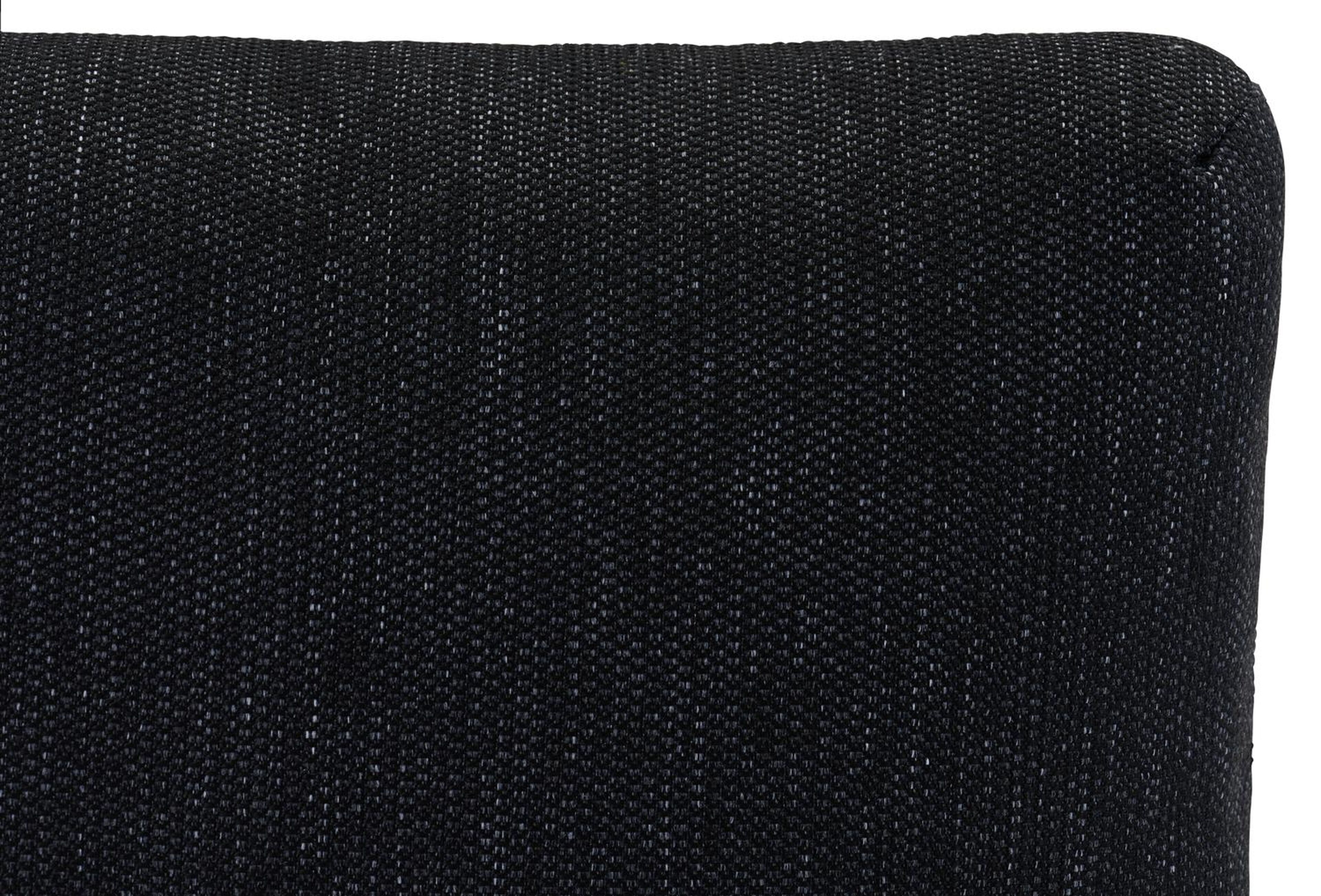 Salon de jardin Cordoue en aluminium noir avec coussins en weather+ softtouch noir