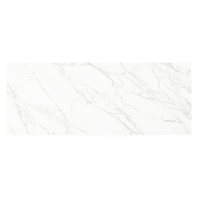 Cirello tuintafel rechthoekig in zwart aluminium en volkeramiek Calacatta - L 280 x B 110 x H 75 cm