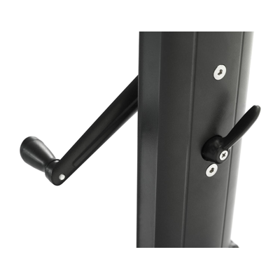 Copica zweefparasol met tiltfunctie in zwart aluminium met zwart polyester parasoldoek - L1 300 x L2 300 cm (met voet)