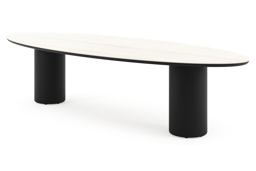 Ovaal - L 320 x B 130 x H 73.5 cm