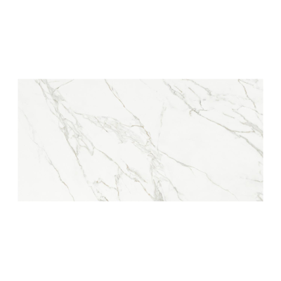 Verato tuintafel in wit aluminium en volkeramiek calacatta - L 200 x B 100 x H 76 cm