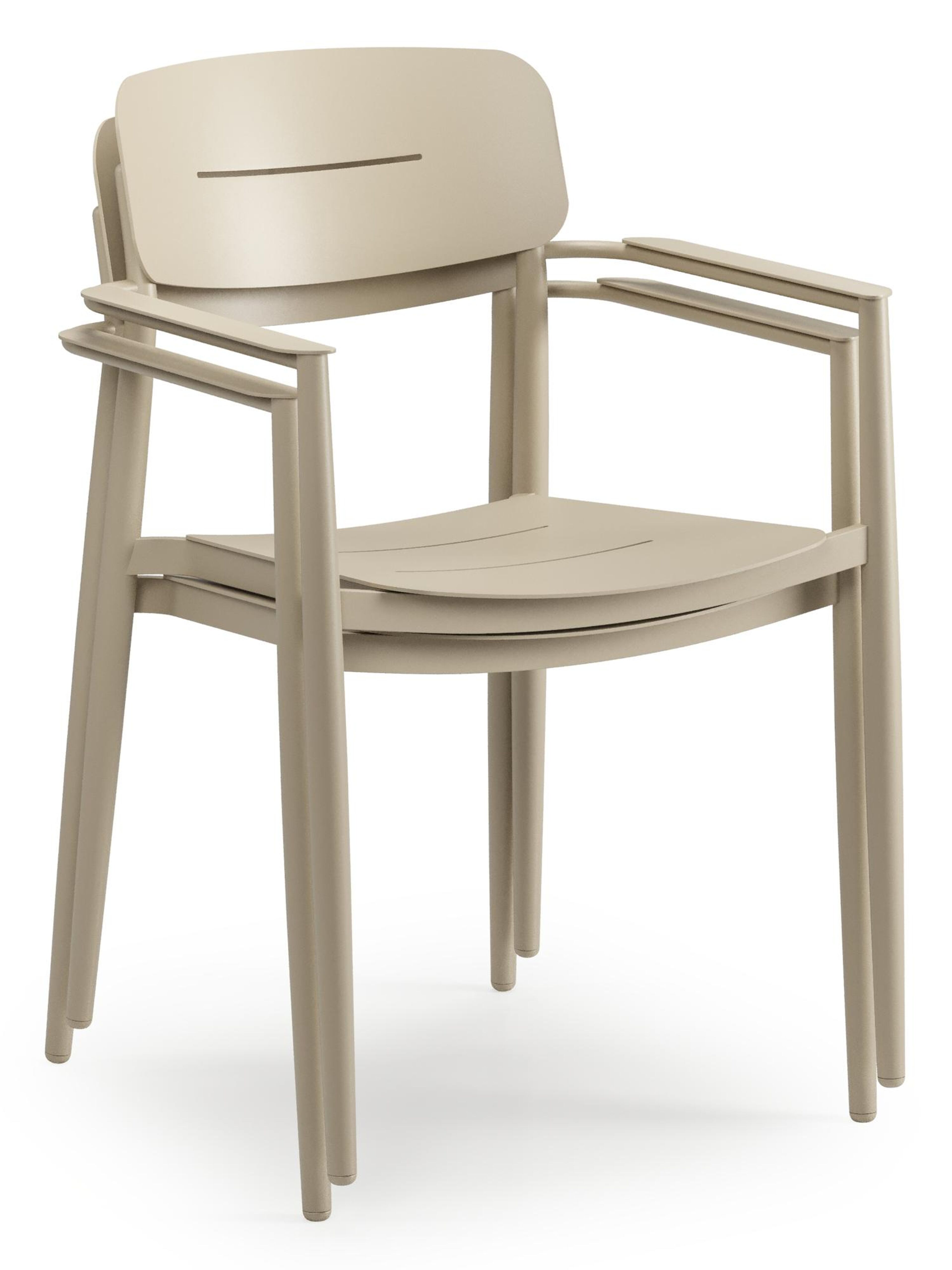 Cosa tuinstoel in beige aluminium