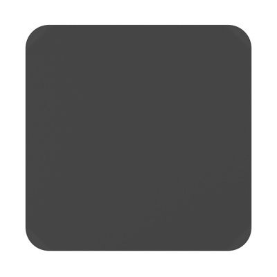 Orso tuintafel afgerond vierkant in zwart aluminium - L 90 x B 90 x H 75 cm