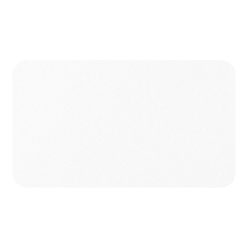 Orso tuintafel rechthoekig afgerond in wit aluminium en volkeramiek Arctic White - L 140 x B 80 x H 74.5 cm