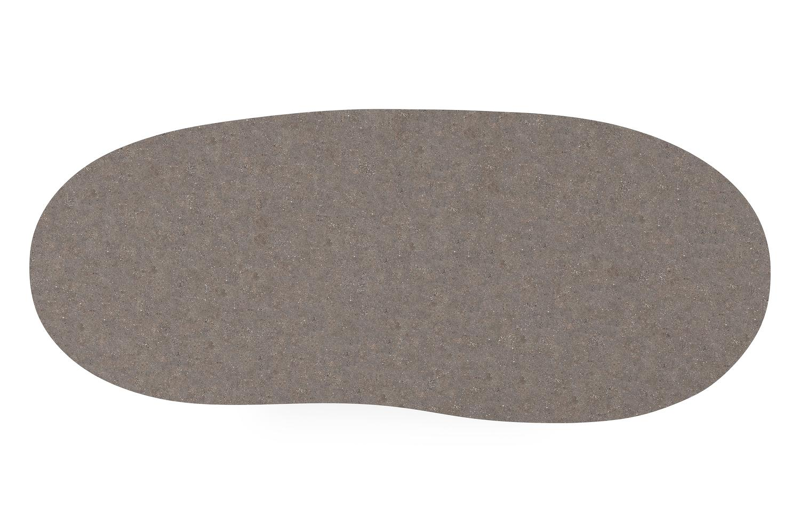 Organo tuintafel organisch in zwart aluminium en volkeramiek Wulong L 280 x B 120 x H 74 cm