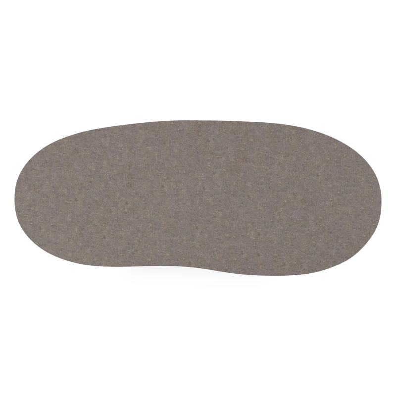 Table de jardin Organo organique en aluminium noir et céramique Wulong Lg. 280 x Lrg. 120 x Haut. 74 cm