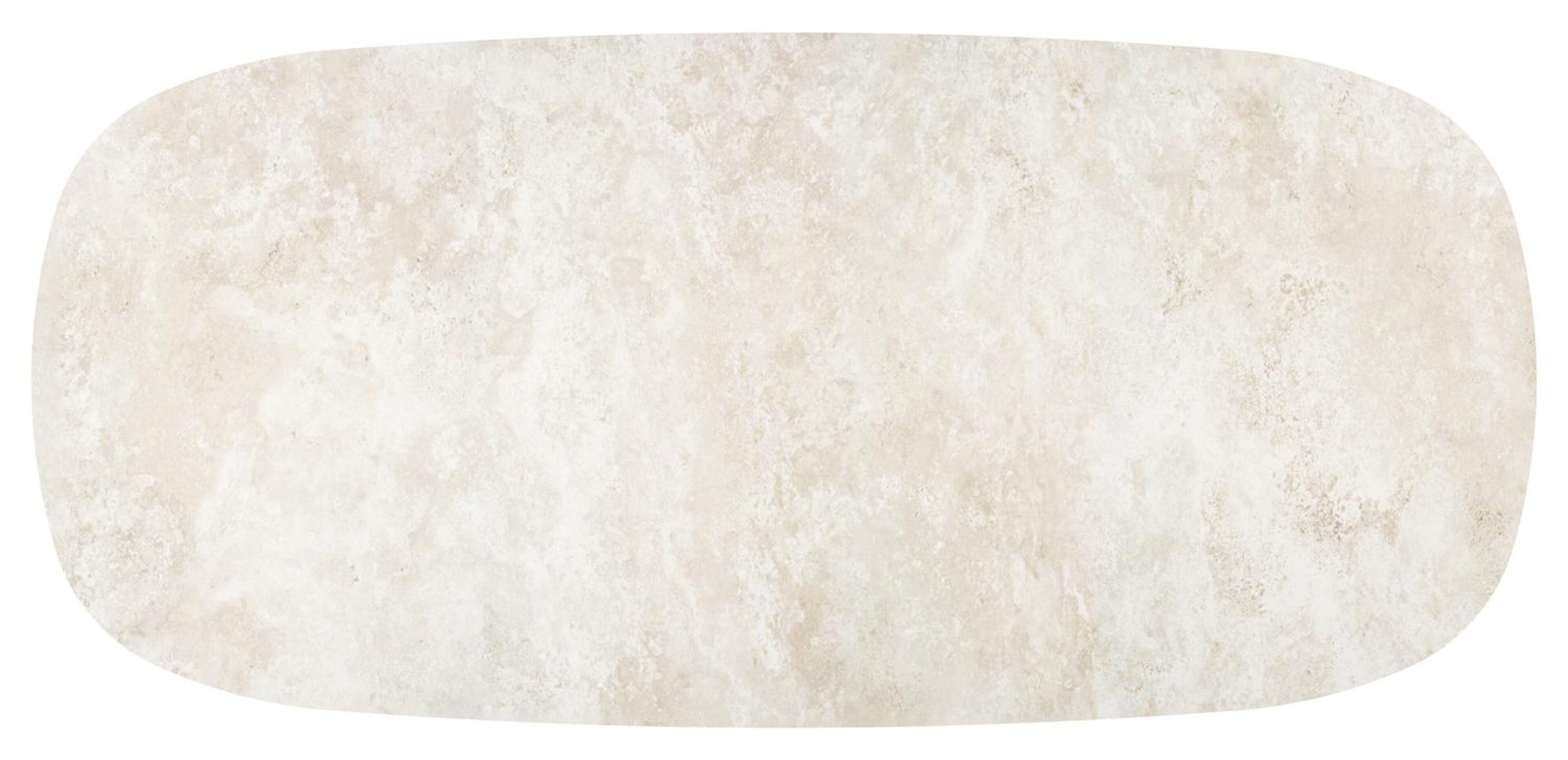 Amico tuintafel bombo xl in beige aluminium en volkeramiek Rapolano - L 320 x B 148 x H 74 cm