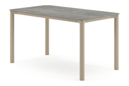 Rechthoekig afgerond - L 140 x B 80 x H 75 cm