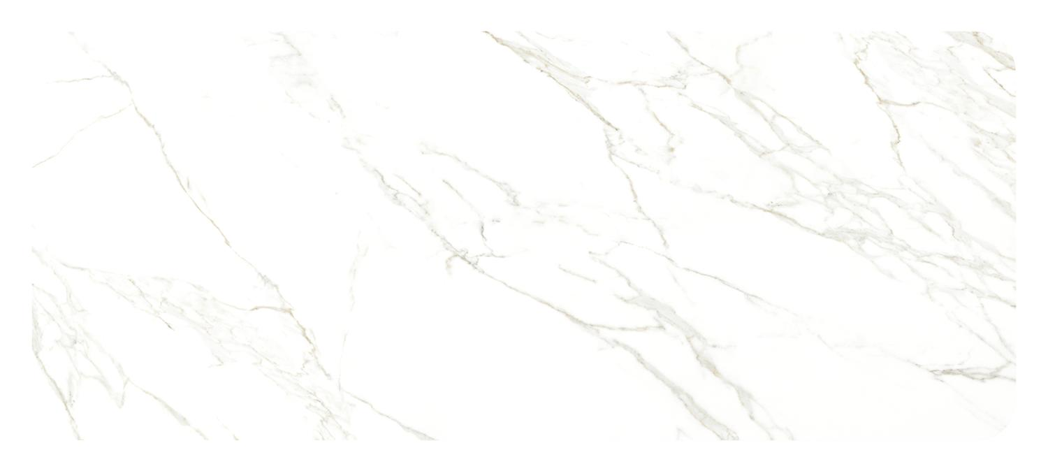 Orso tuintafel rechthoekig afgerond in beige aluminium en volkeramiek Calacatta - L 240 x B 100 x H 74.5 cm