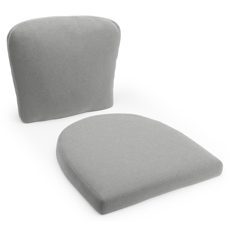 Coussin de chaise luxe (siège et dos) (luxe) Orso en all weather sunbrella® luxe savane grey