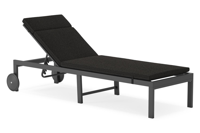 Alba ligbedkussen in Weather+ Softtouch zwart