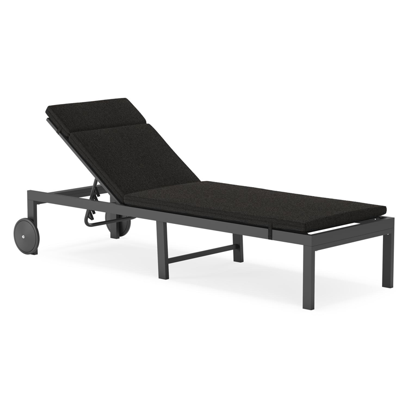 Alba ligbedkussen in Weather+ Softtouch zwart