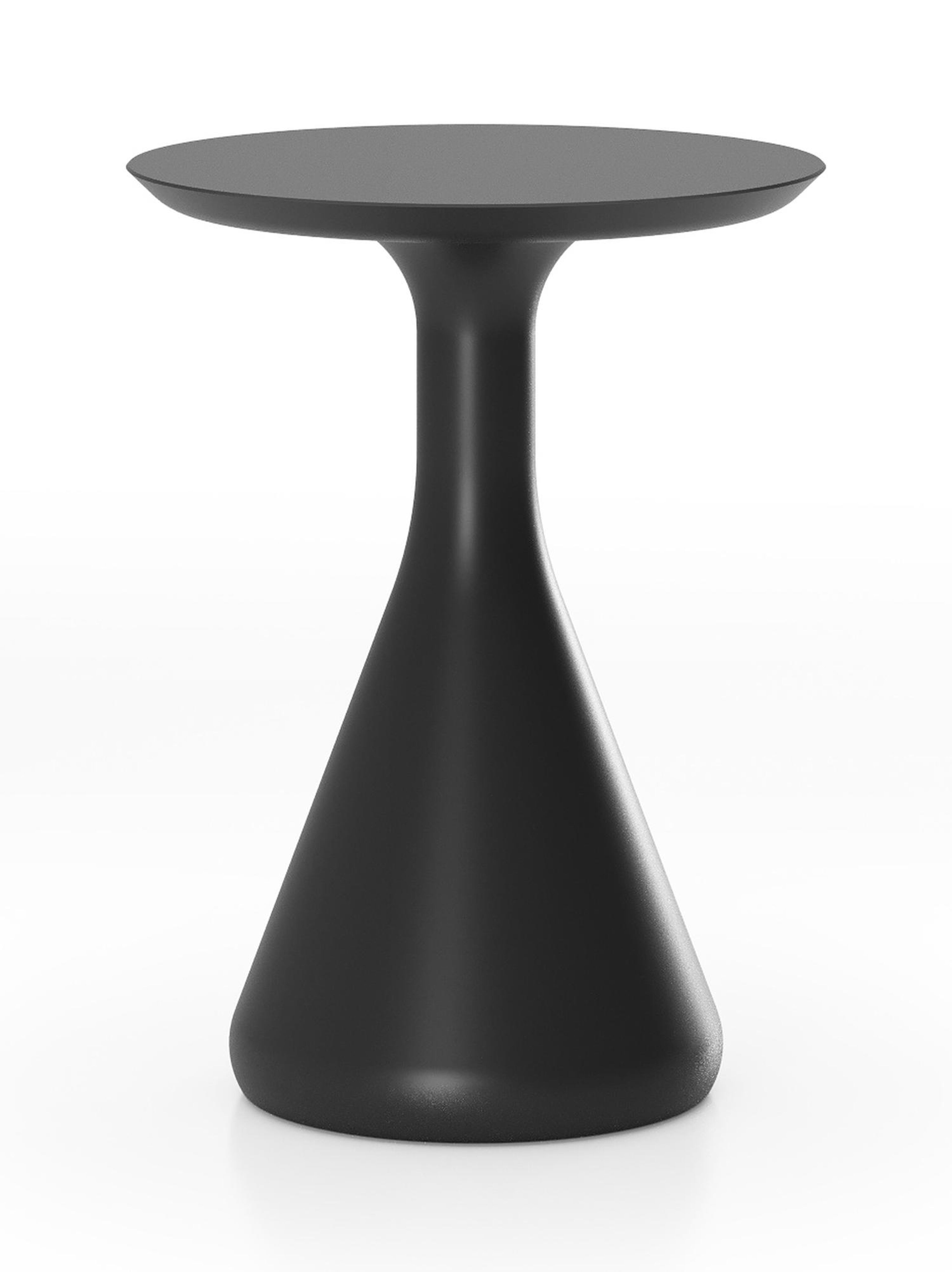 Bomero bijzettafel in zwart aluminium - Dia. 34 x H 46 cm