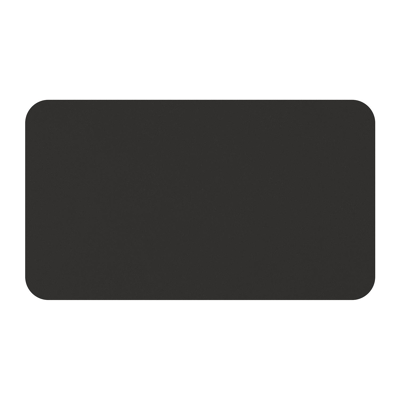 Orso tuintafel rechthoekig afgerond in zwart aluminium en volkeramiek zwart - L 140 x B 80 x H 75 cm