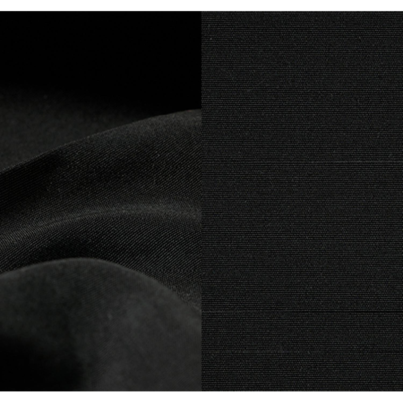 Avola zweefparasol met tiltfunctie in zwart aluminium met zwart all weather sunbrella® premium parasoldoek - L1: 300 x L2: 300 cm (met voet)