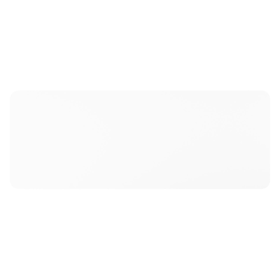 Orso tuintafel rechthoekig afgerond in zwart aluminium en volkeramiek Arctic White - L 290 x B 110 x H 74.5 cm