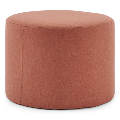 Pouf Masso arrondis en heritage rust All weather sunbrella® luxe - Diam. 55 x Haut. 40 cm