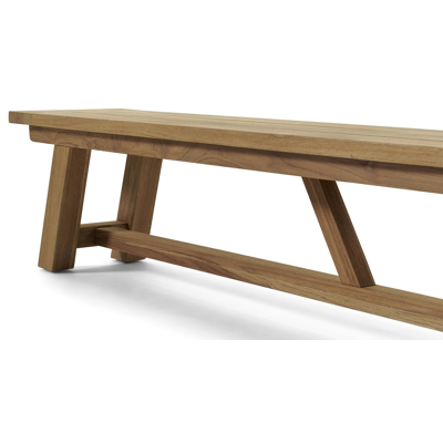Borgo bank in teak voor 6 tot 8 personen - B 330 x D 40 x H 45 cm