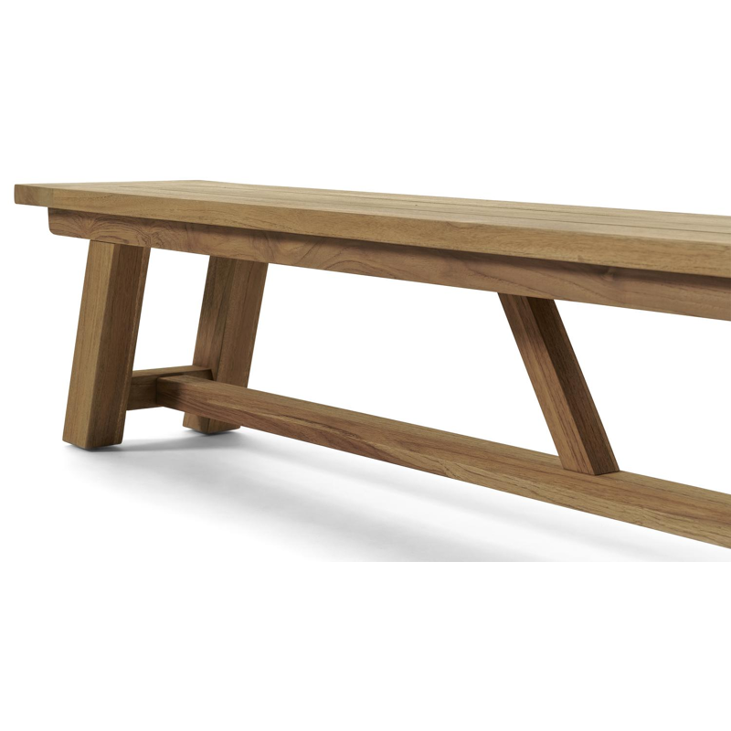 Borgo bank in teak voor 6 tot 8 personen - B 330 x D 40 x H 45 cm