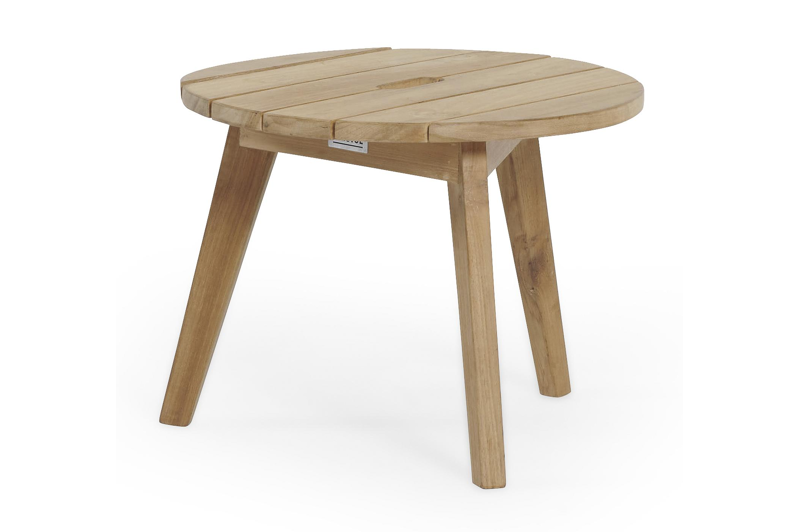 Cosito bijzettafel in teak - Dia. 45 x H 35 cm