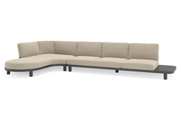 Chaise longue droite + 3 places