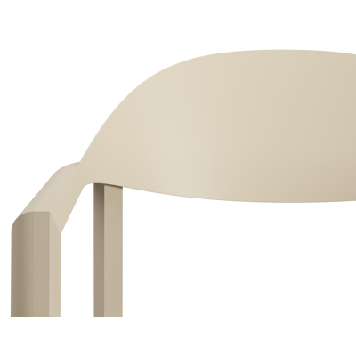 Piemonte tuinstoel in beige aluminium