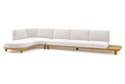 Chaise longue rechts + 3-zit