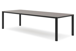 Rechthoekig afgerond - L 290 x B 110 x H 75 cm