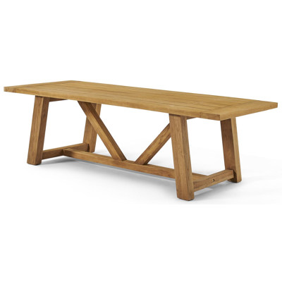 Beauville tuintafel in gerecycleerde teak - L 260 x B 100 x H 76 cm
