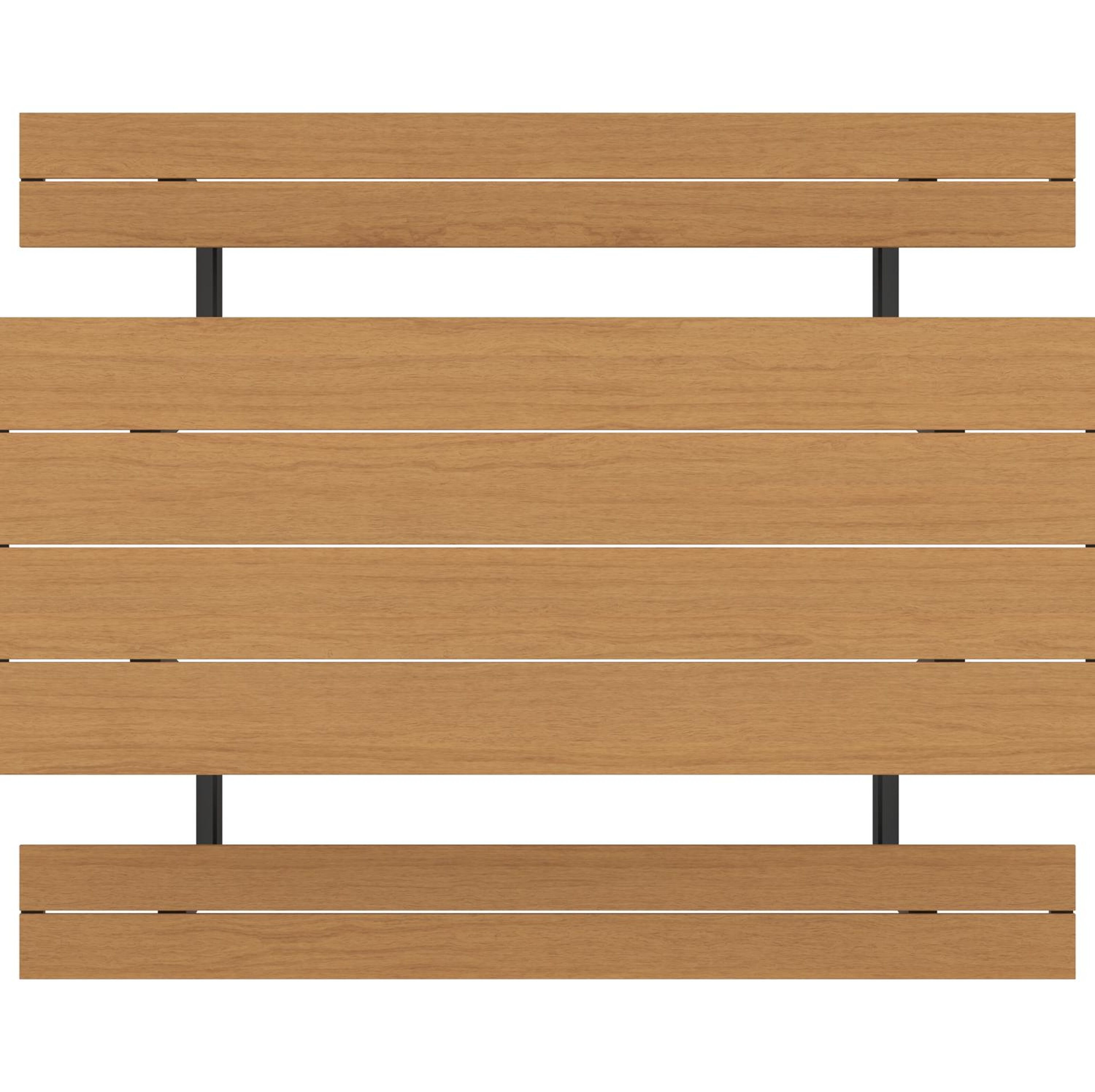 Table de pique-nique Altura en aluminium noir et polywood - Lg 220 x Larg 174 x H 74 cm