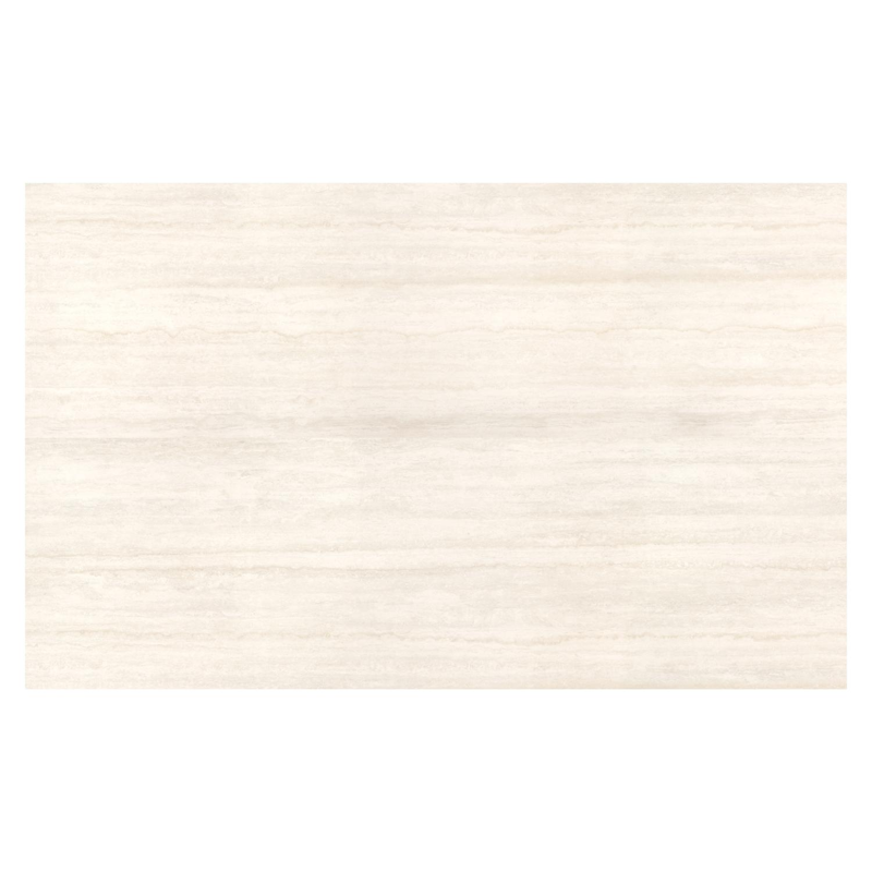 Table de jardin Nano rectangulaire en aluminium blanc et céramique pleine Travertino Bianco - Lg. 240 x Lrg. 148 x Haut. 73 cm