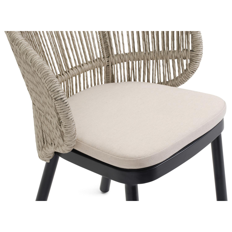 Lugano stoelkussen in all weather sunbrella® luxe heritage papyrus