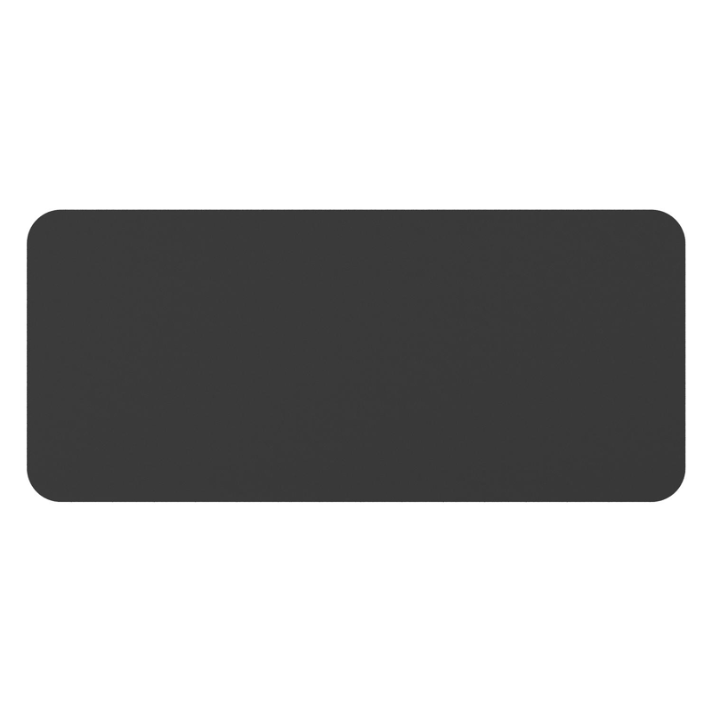 Orso tuintafel rechthoekig afgerond in zwart aluminium - L 200 x B 80 x H 74.5 cm