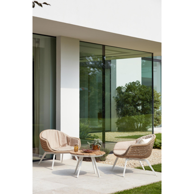 Pagino loungezetelkussen in all weather sunbrella® luxe natte heather beige