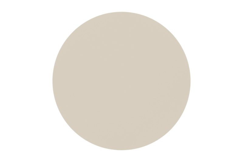 Fano bijzettafel in beige aluminium - Dia. 43 x H 49 cm