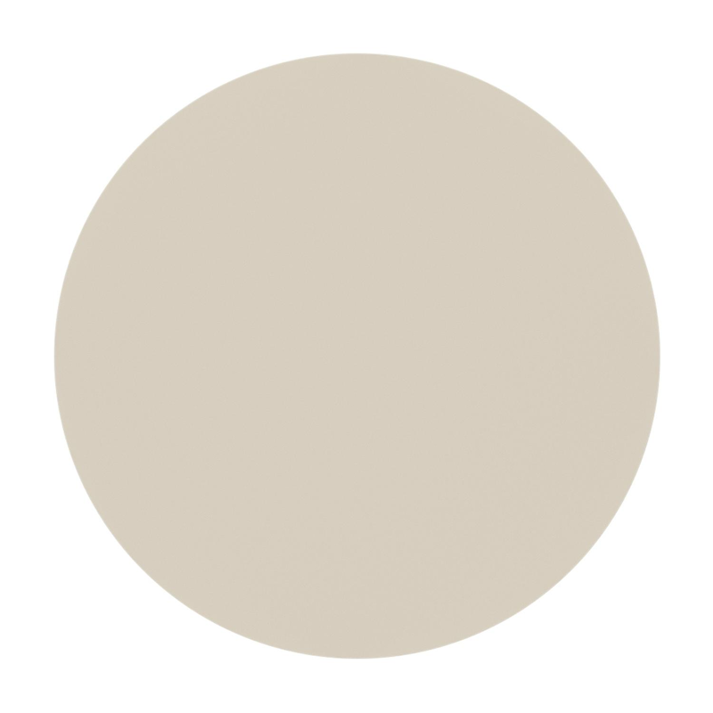 Fano bijzettafel in beige aluminium - Dia. 43 x H 49 cm