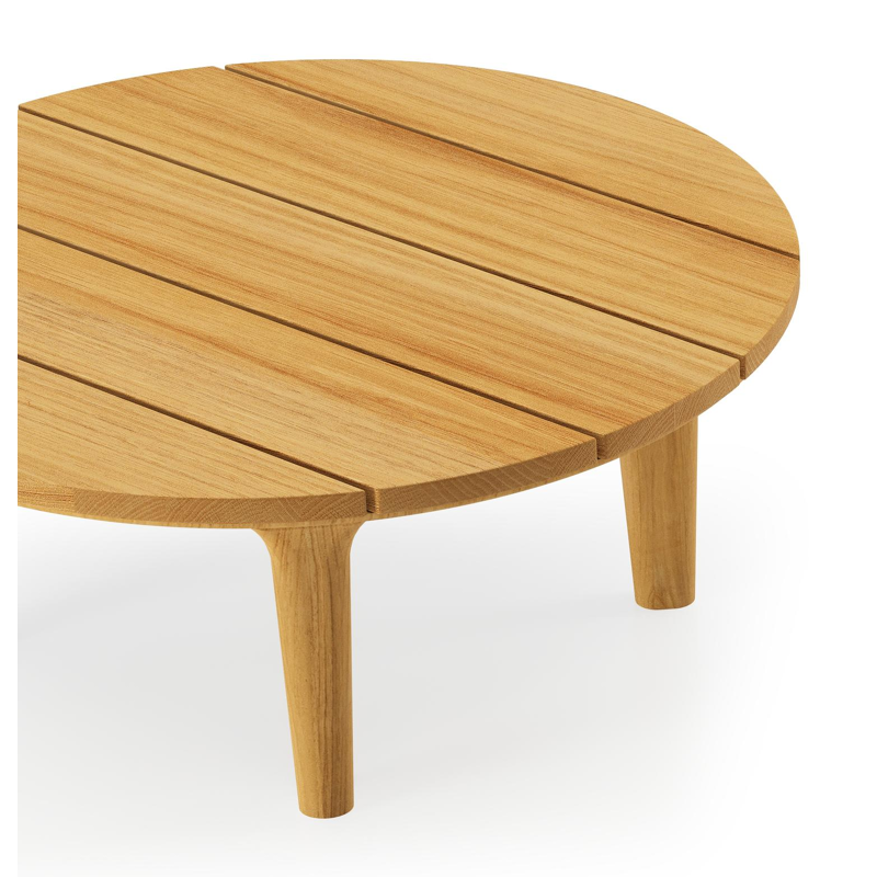 Table basse Bomero en teck - Diam. 65 x  Haut. 27cm