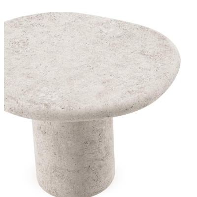 Globo loungetafel in grijs beton - Dia. 60 x H 40 cm